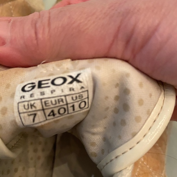Geox gold and cream high tops - Picture 6 of 7